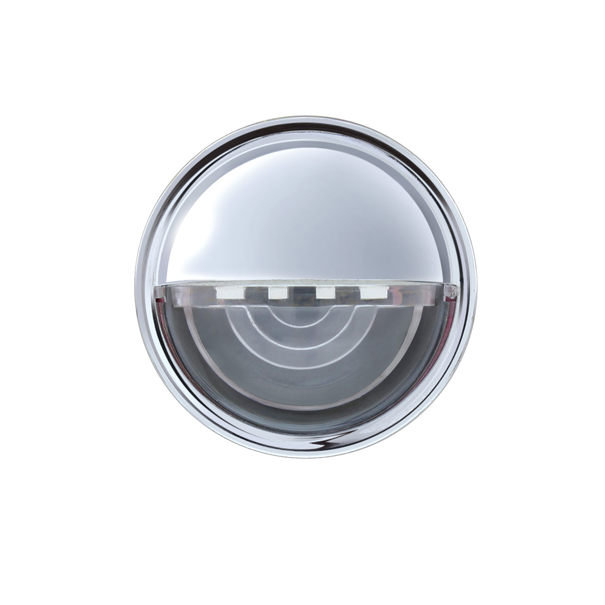 4 LED Round License Light - White LED (Bulk) - Thumbnail 2