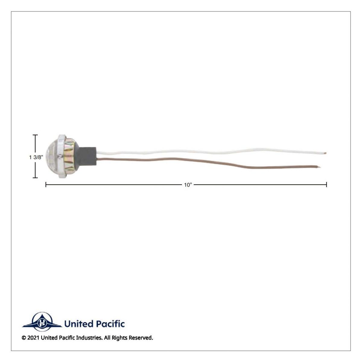 4 LED Round License Light - White LED (Bulk) - Thumbnail 10