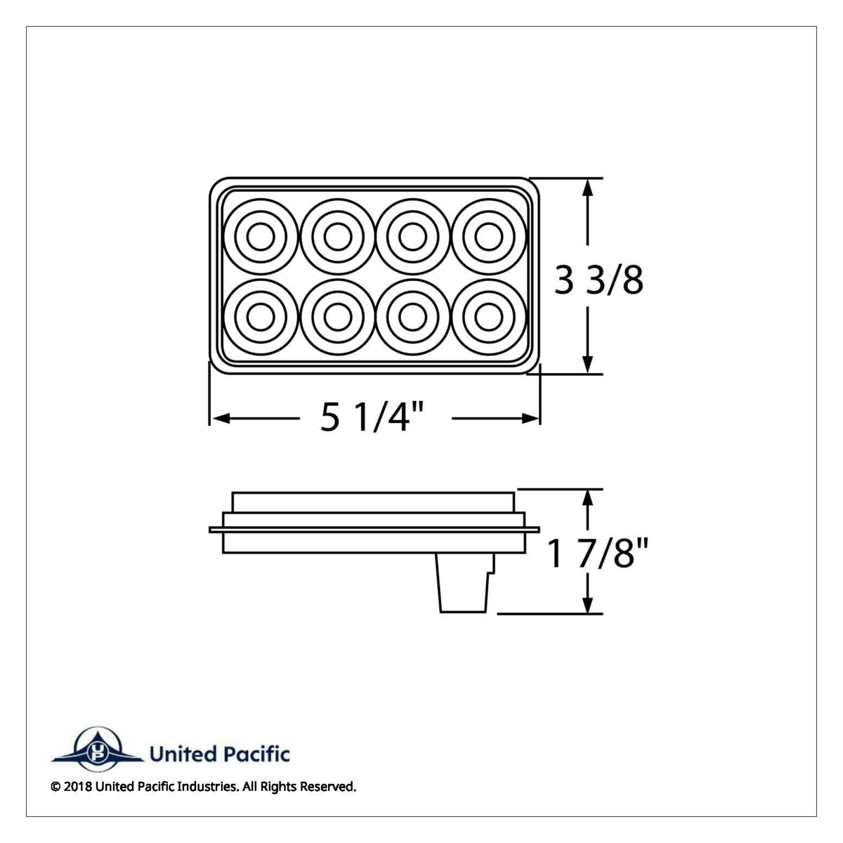 32 LED Rectangular Back-Up Light Kit - Thumbnail 7