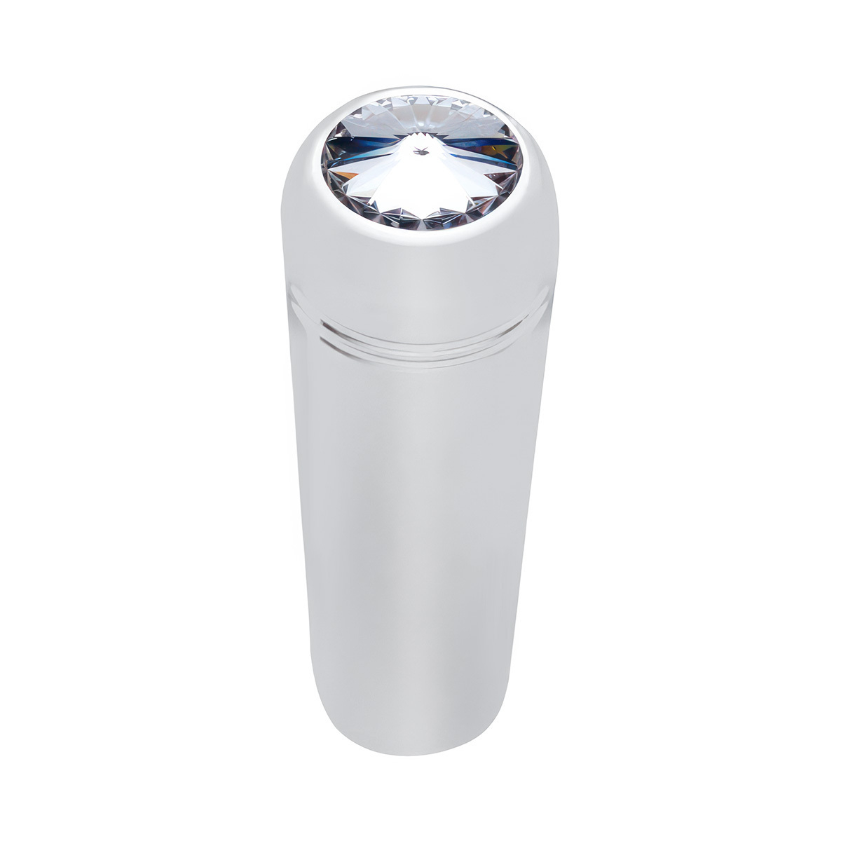 1-7/8" Short Aluminum Toggle Switch Extension With Crystal For Kenworth - Clear Crystal - Thumbnail 3