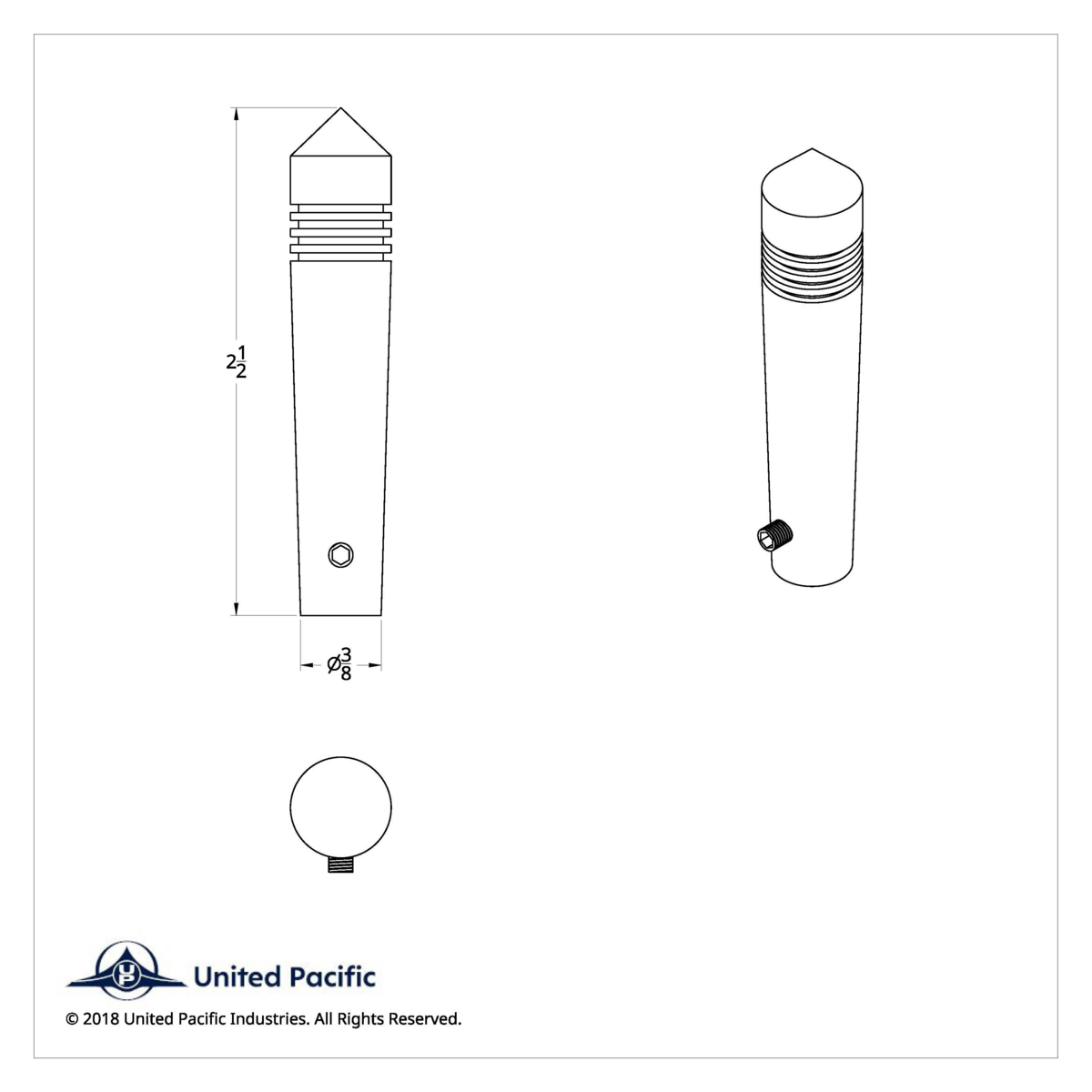 Long Peterbilt Toggle Switch Extension - Pointed (2-Pack) - Thumbnail 5
