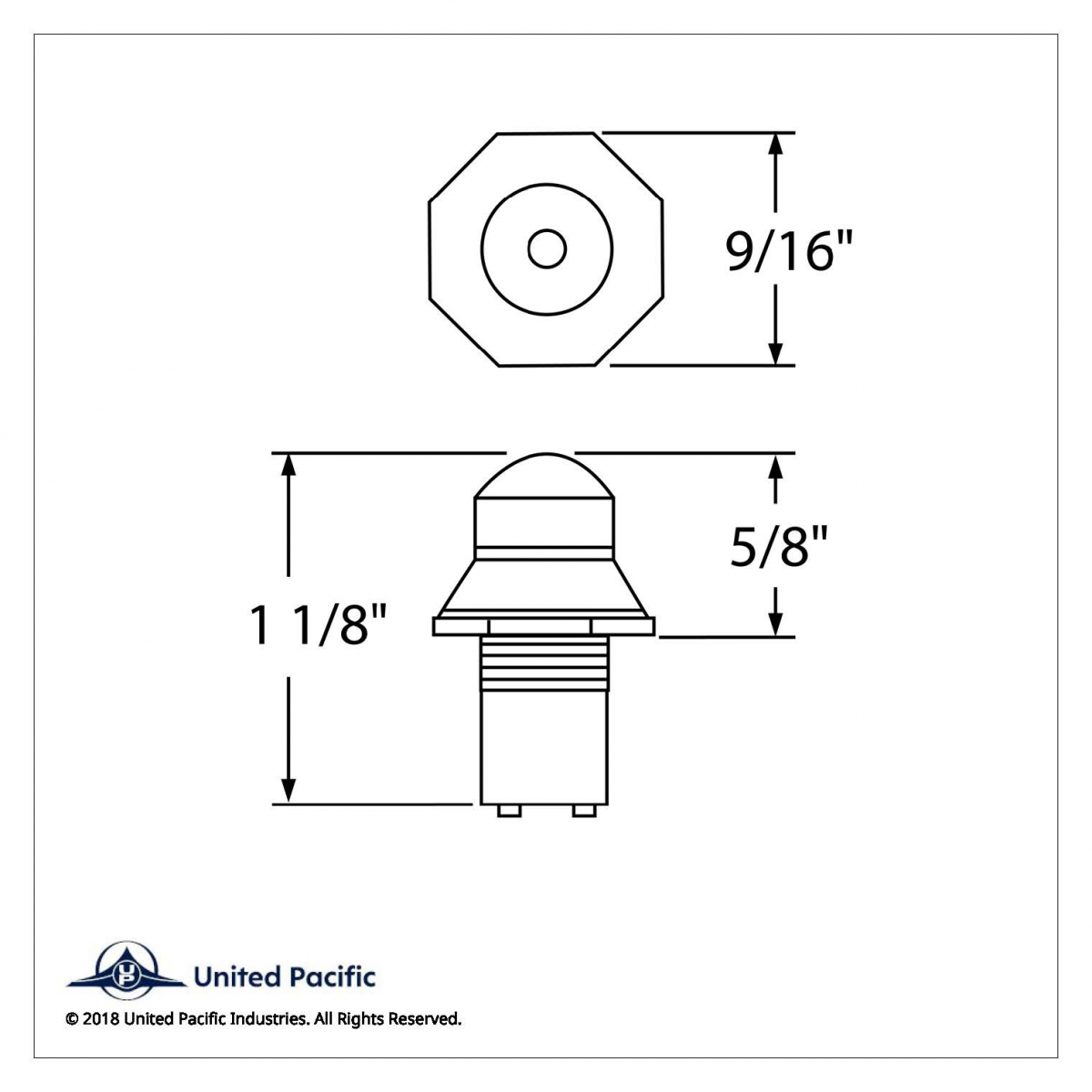 Mini Pilot Light - Red (Card of 2) - Thumbnail 2