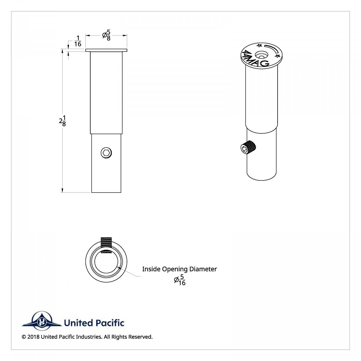 Aluminum 44-MAG Casing Style Toggle Switch Extensions For Peterbilt (2-Pack) - Thumbnail 3