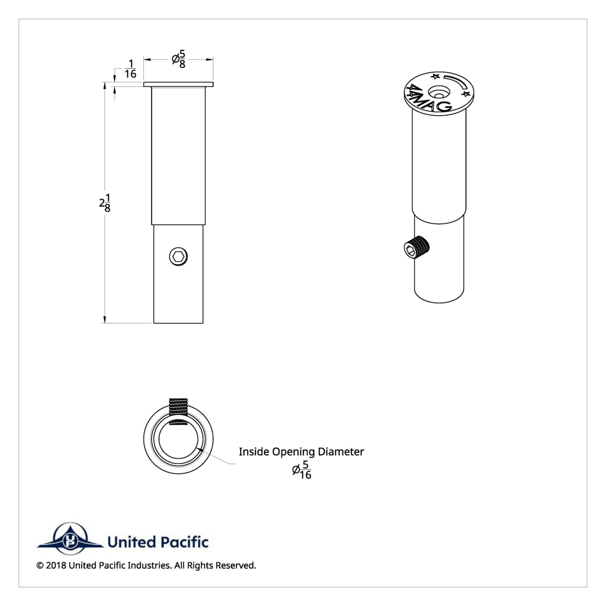 Aluminum 44-MAG Casing Style Toggle Switch Extensions For Peterbilt (2-Pack) - Thumbnail 5