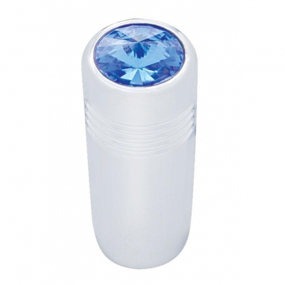 1-5/8" Short Toggle Switch Extension With Color Crystal - Blue Crystal