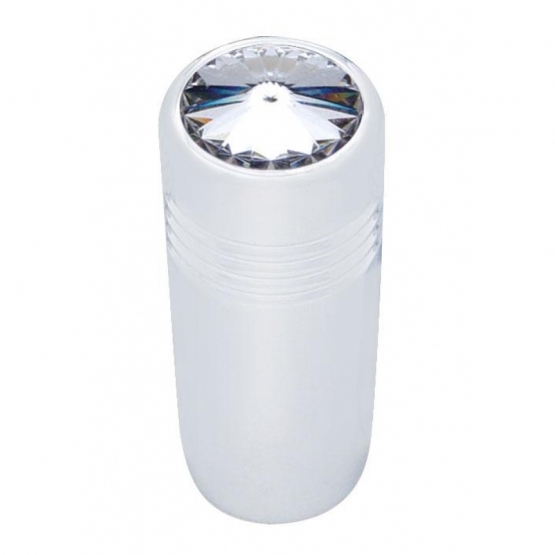 1-5/8" Short Toggle Switch Extension With Color Crystal - Clear Crystal