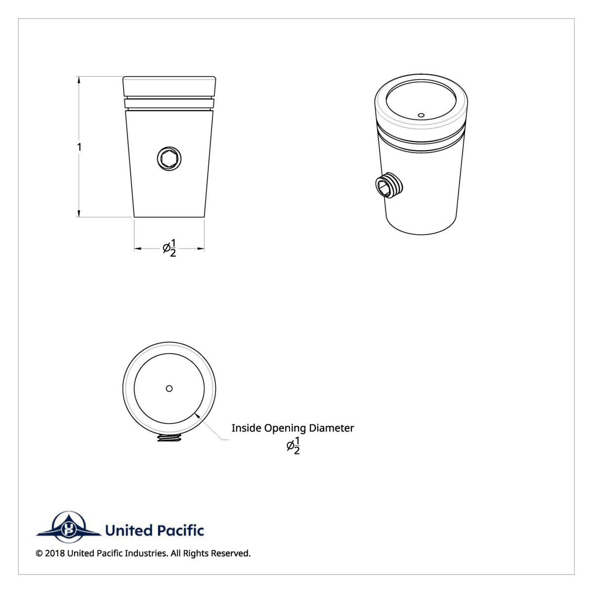 Mini Toggle Switch Extension With Green Crystal For Kenworth (Card of 3) - Thumbnail 2