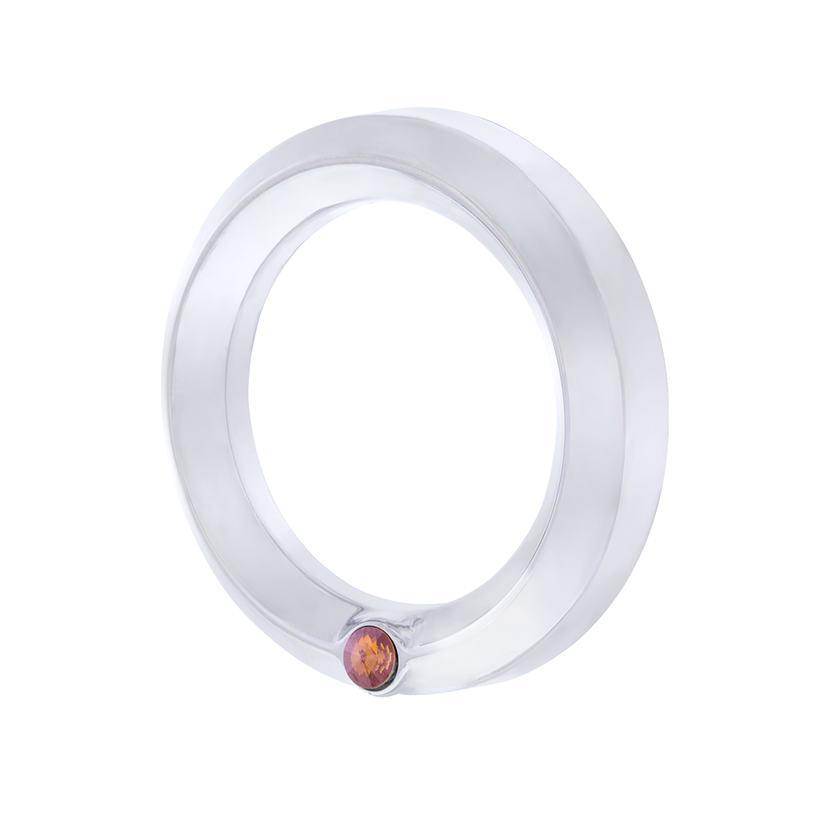 Signature Series Small Gauge Bezel For 2006+ Peterbilt - Copper Crystal - Thumbnail 2