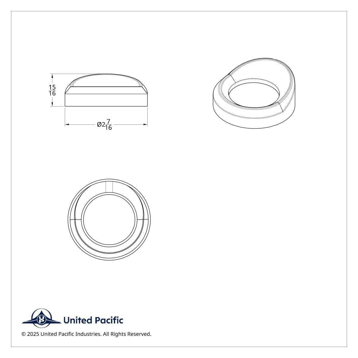 Candy Color Small Gauge Cover With Visor-Glossy Black - Thumbnail 8