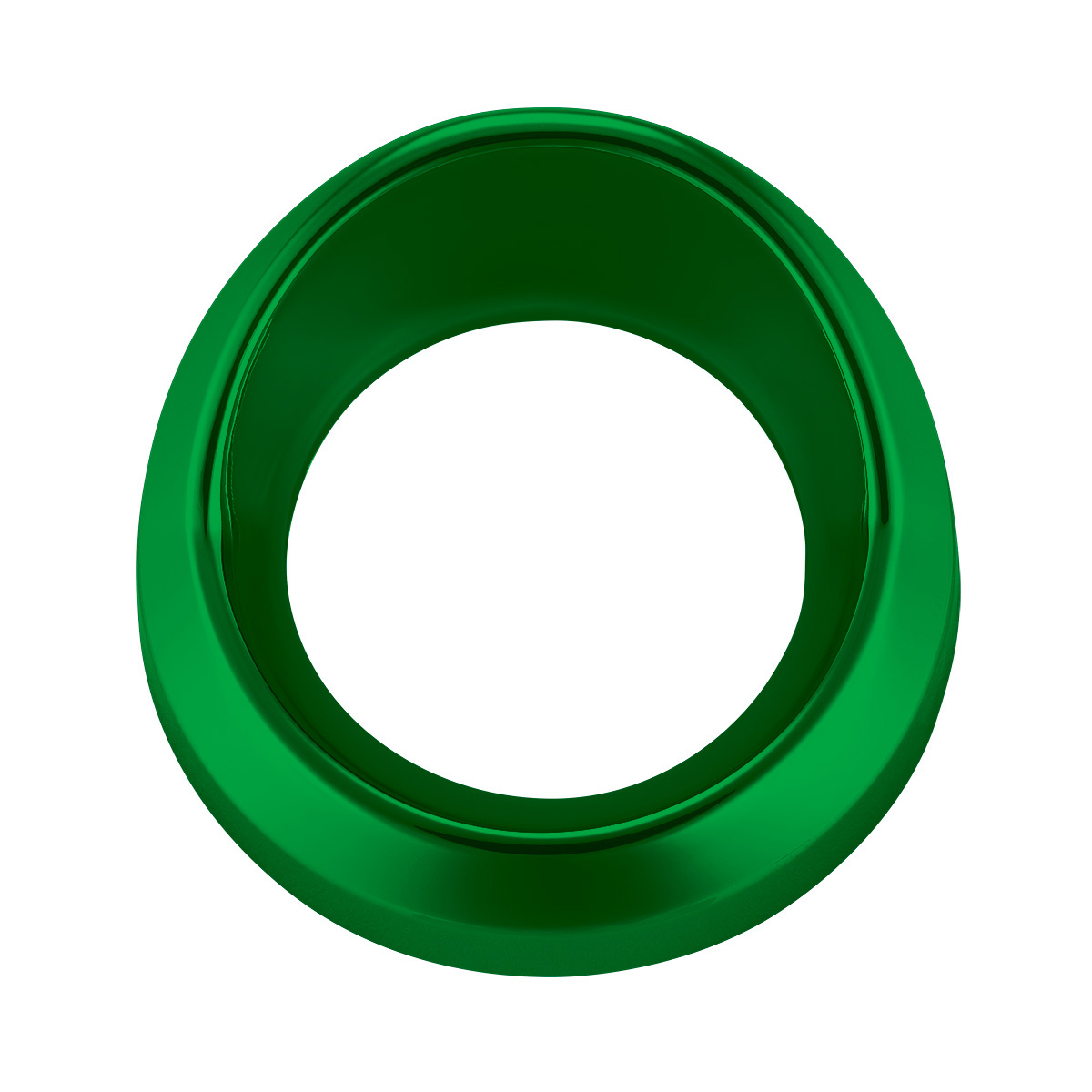 Candy Color Small Gauge Cover With Visor-Emerald Green - Thumbnail 2