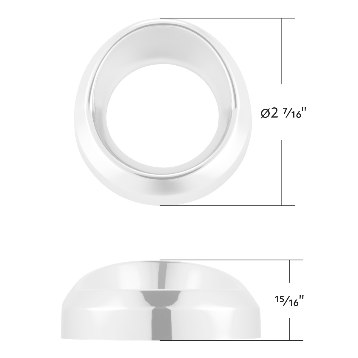 Candy Color Small Gauge Cover With Visor-Pearl White - Thumbnail 7