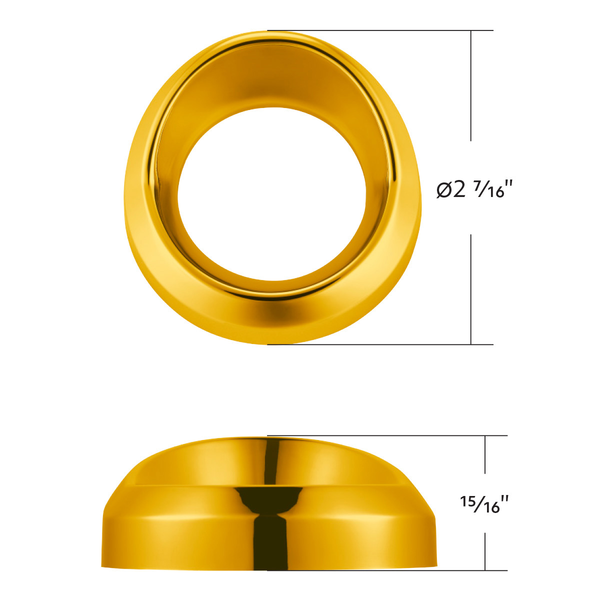 Candy Color Small Gauge Cover With Visor-Electric Yellow - Thumbnail 7