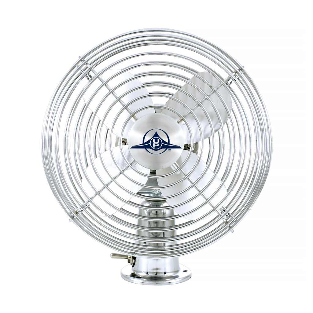 Chrome 6" Heavy Duty Fan - 12V