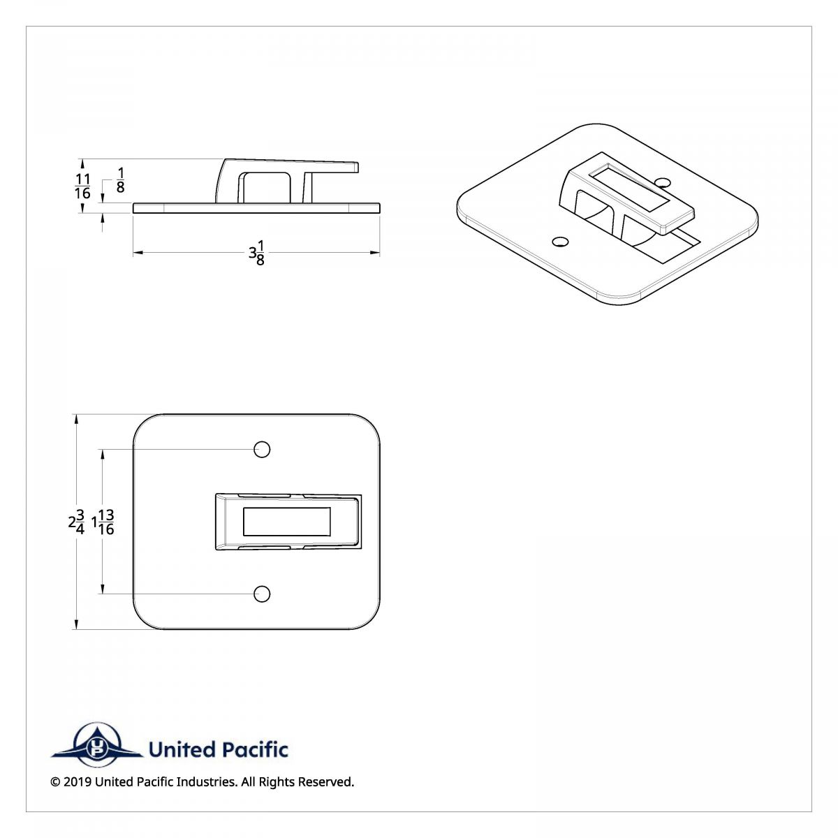 Chrome Plastic Sleeper Cab Coat Hanger Plate For Kenworth T800 (1986-2019), T660 (2008-2016) & T600 (1986-2007) (2-Pack) - Thumbnail 2