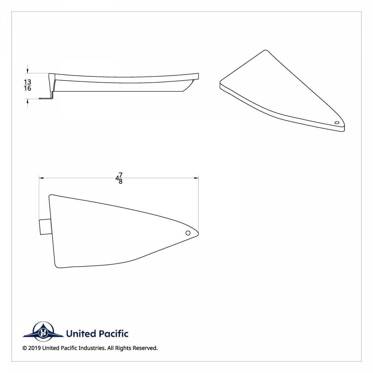 Chrome Triangular Mesh Cover For Freightliner Century (2003-2008) And Columbia (2004-2014) - Driver - Thumbnail 4