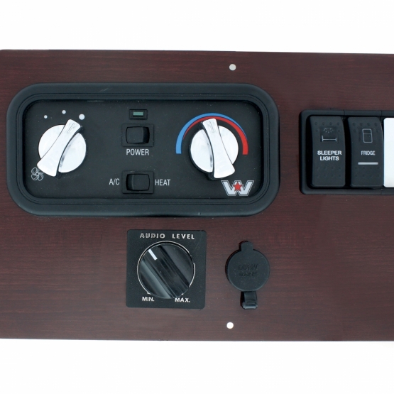 Chrome A/C Control Knob For Western Star - Thumbnail 2