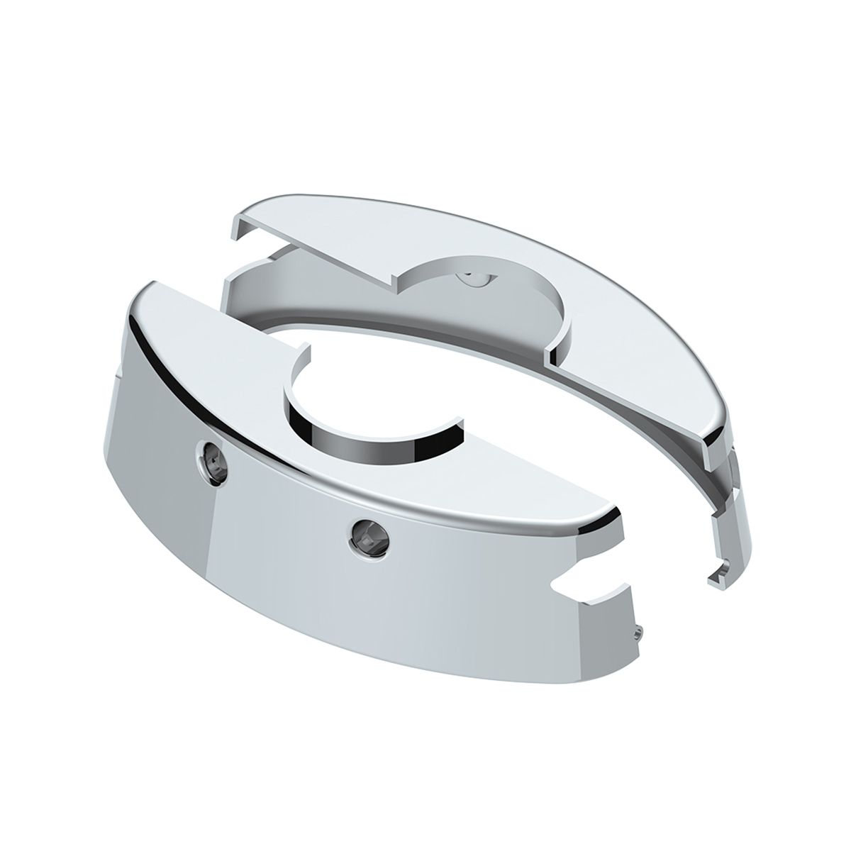 Chrome Plastic Upper Steering Column Cover For 2002-2005 Kenworth W900/T800/T600/T300