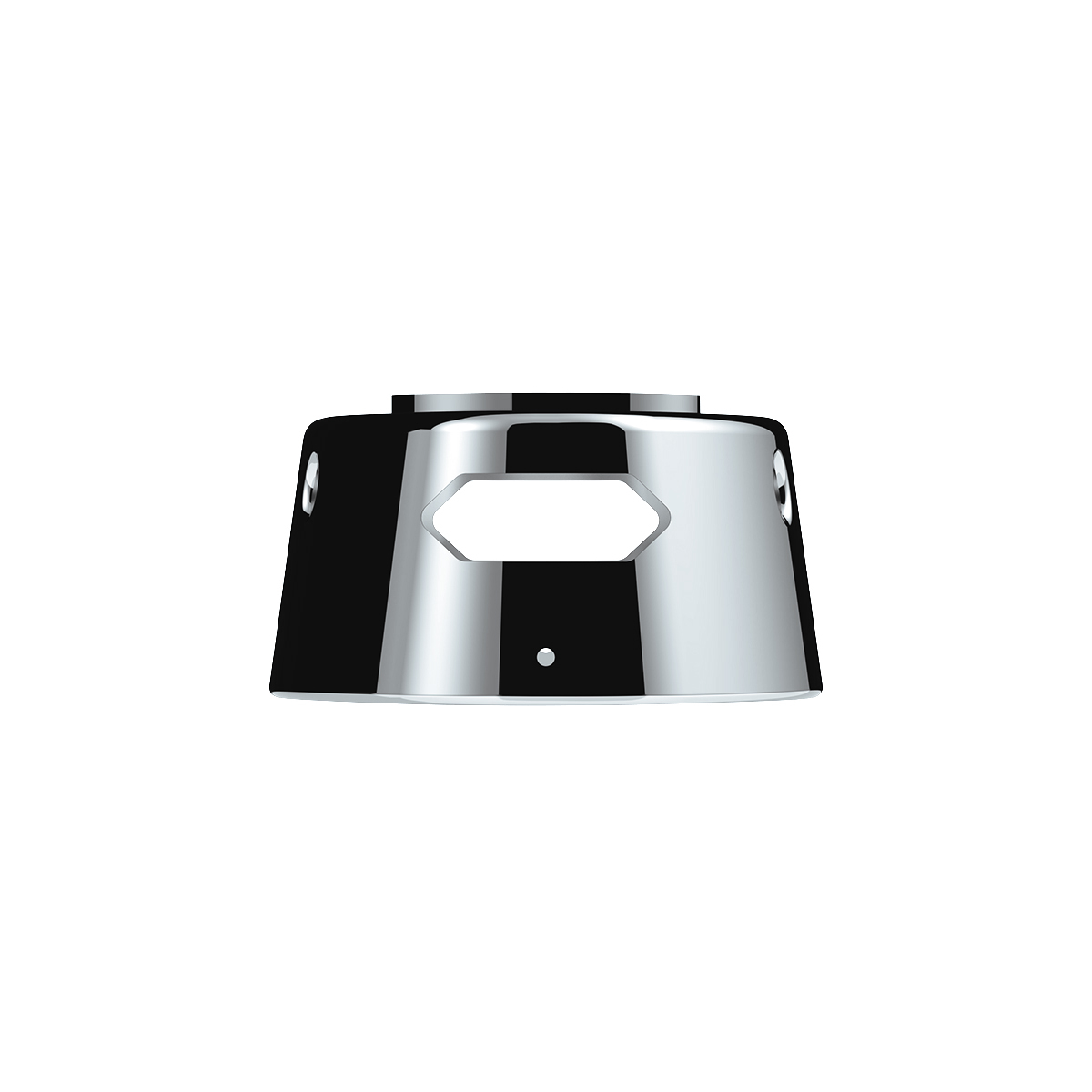 Chrome Plastic Upper Steering Column Cover For 2002-2005 Kenworth W900/T800/T600/T300 - Thumbnail 4