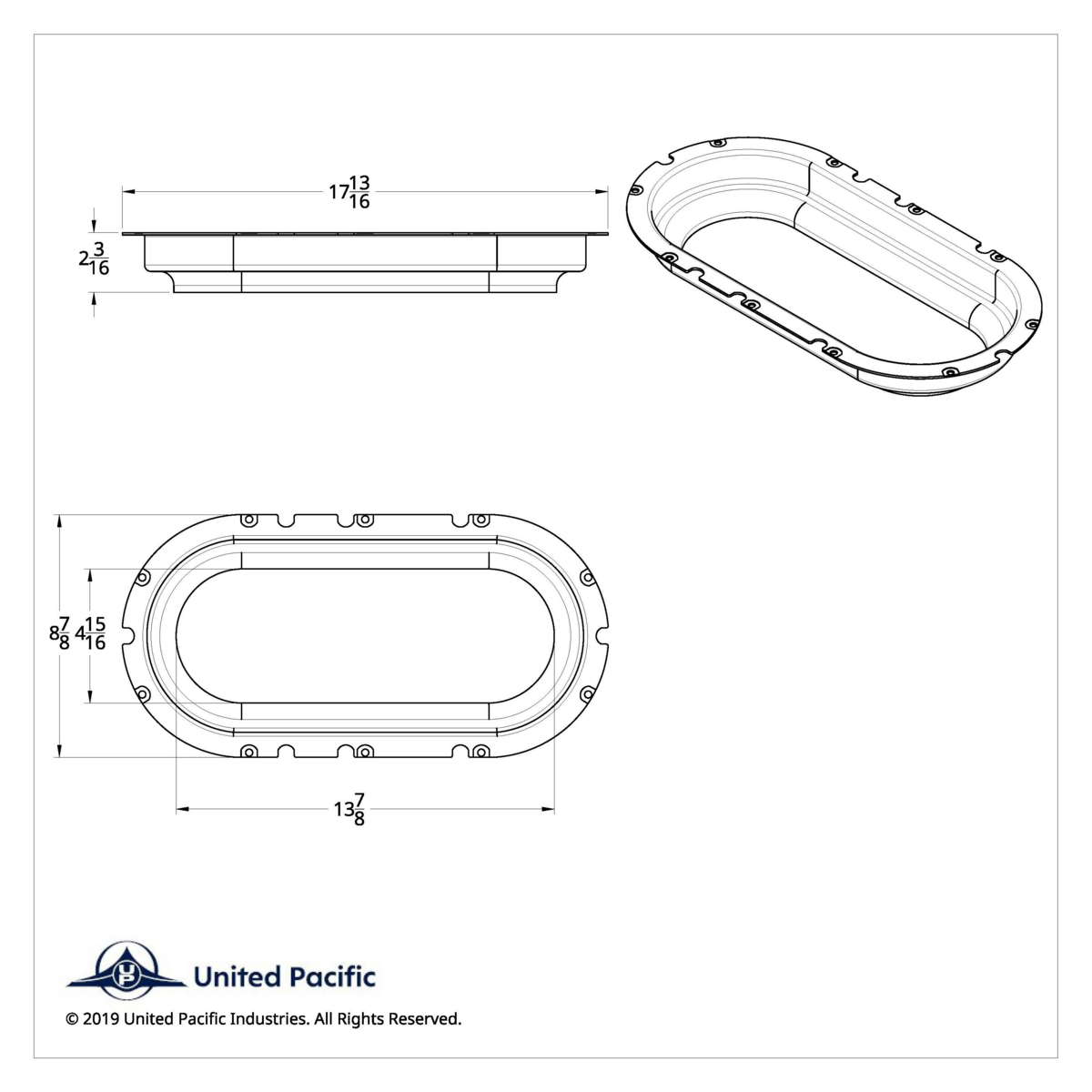 Peterbilt Interior View Window Trim - Thumbnail 13