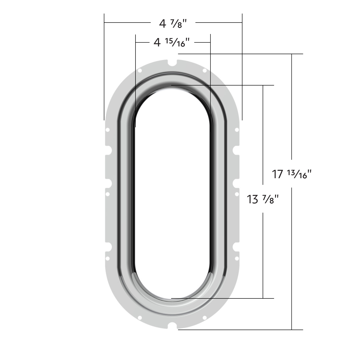 Peterbilt Interior View Window Trim - Thumbnail 9
