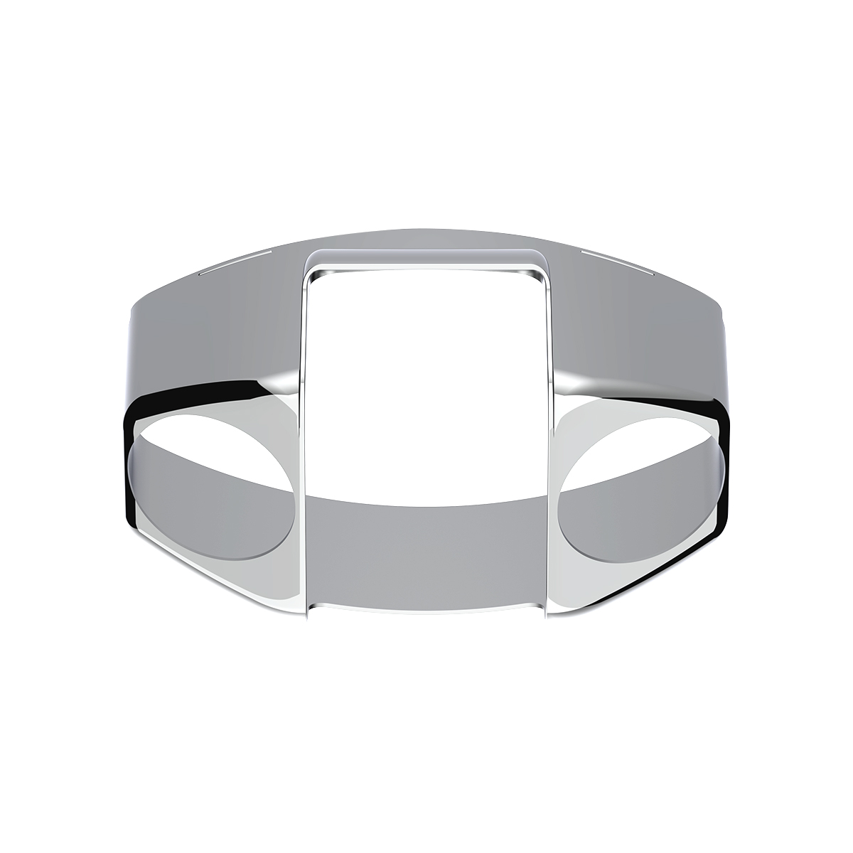 Chrome Upper Steering Column Cover For 1997-2001 Kenworth W900/T800 And Peterbilt 379/378 - Thumbnail 4