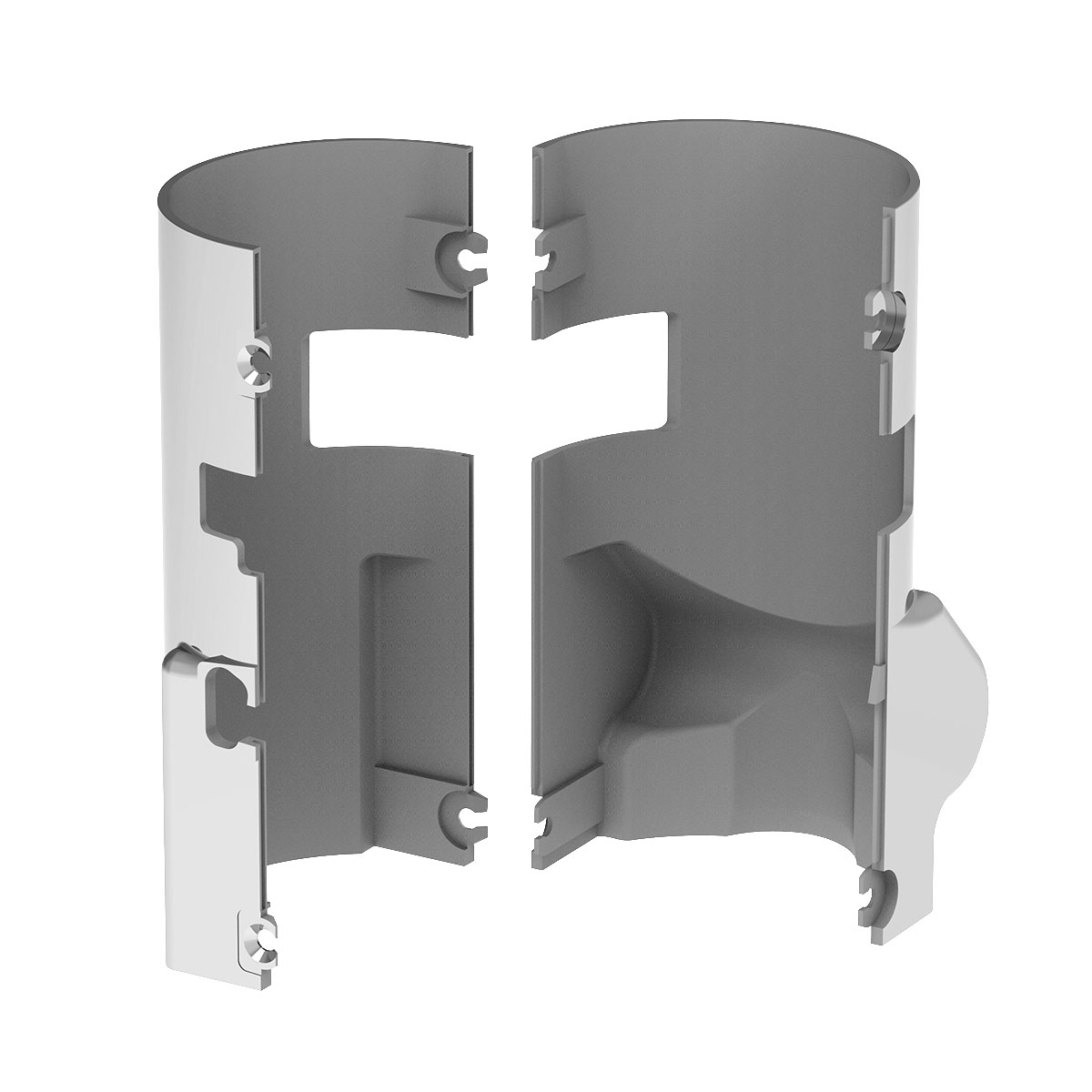 Chrome Middle Steering Column Cover For Kenworth W900/T800 (1986-2002) & Peterbilt 379/378 (1994-1997) - Thumbnail 4