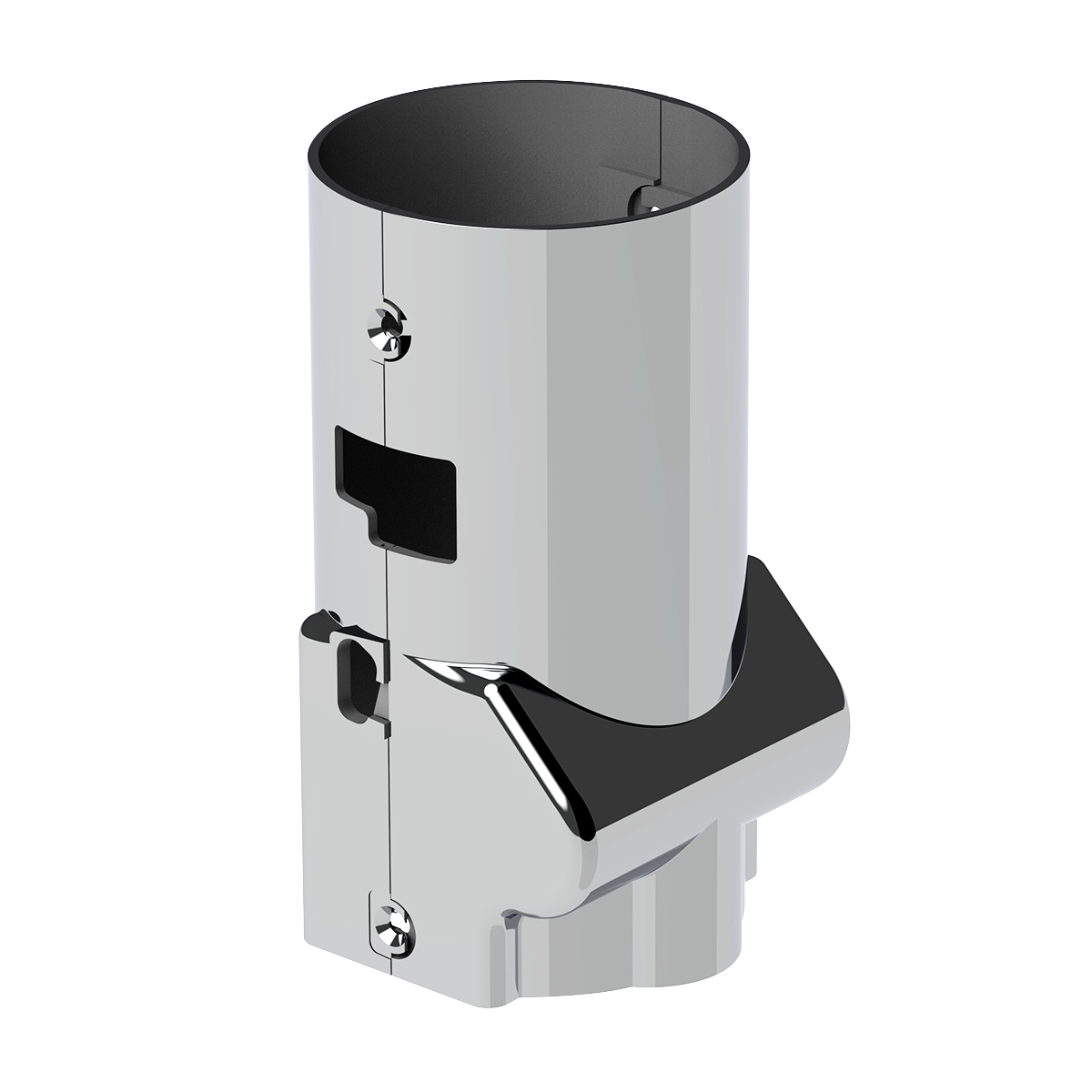 Chrome Middle Steering Column Cover For Kenworth W900/T800 (1986-2002) & Peterbilt 379/378 (1994-1997) - Thumbnail 8