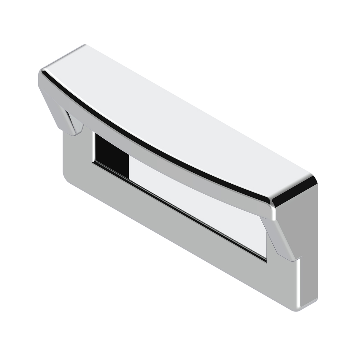 Chrome Plastic Switch Label Covers With Visor For 2001 & Older Peterbilt (6-Pack) - Thumbnail 4