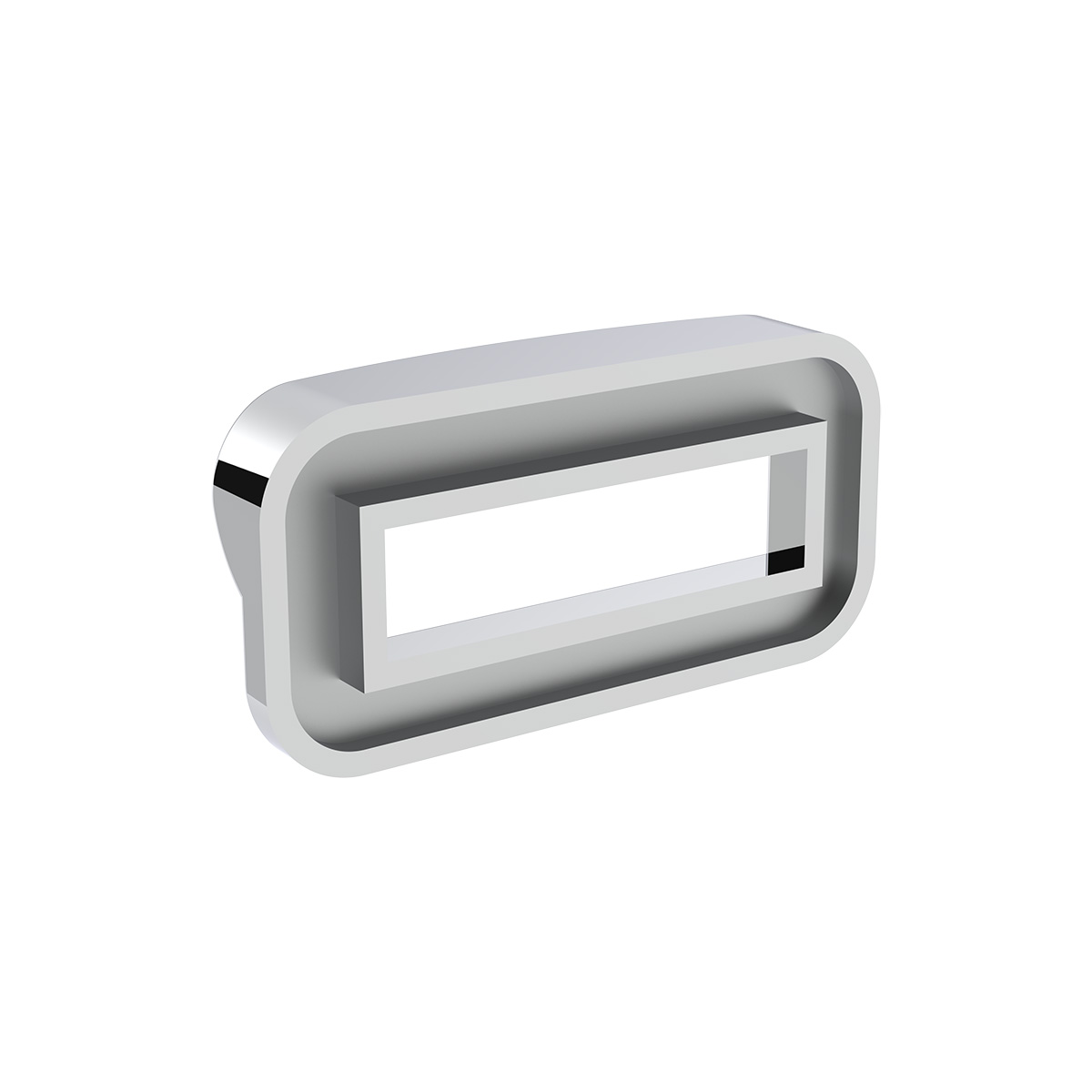 Chrome Plastic Toggle Switch Label Cover With Visor For 2002+ Peterbilt (Card Of 6) - Thumbnail 7