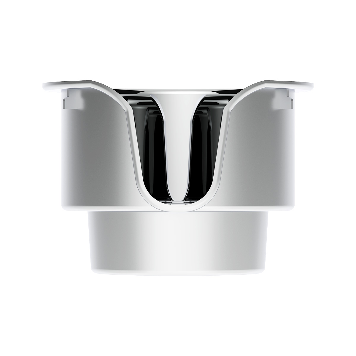 Chrome Cup Holder Insert For Kenworth W900/T800/T600 (2002-2008) & Peterbilt 379/378 (2001-2005) - Thumbnail 2