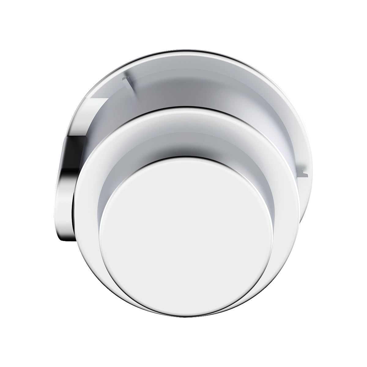 Chrome Cup Holder Insert For Kenworth W900/T800/T600 (2002-2008) & Peterbilt 379/378 (2001-2005) - Thumbnail 4