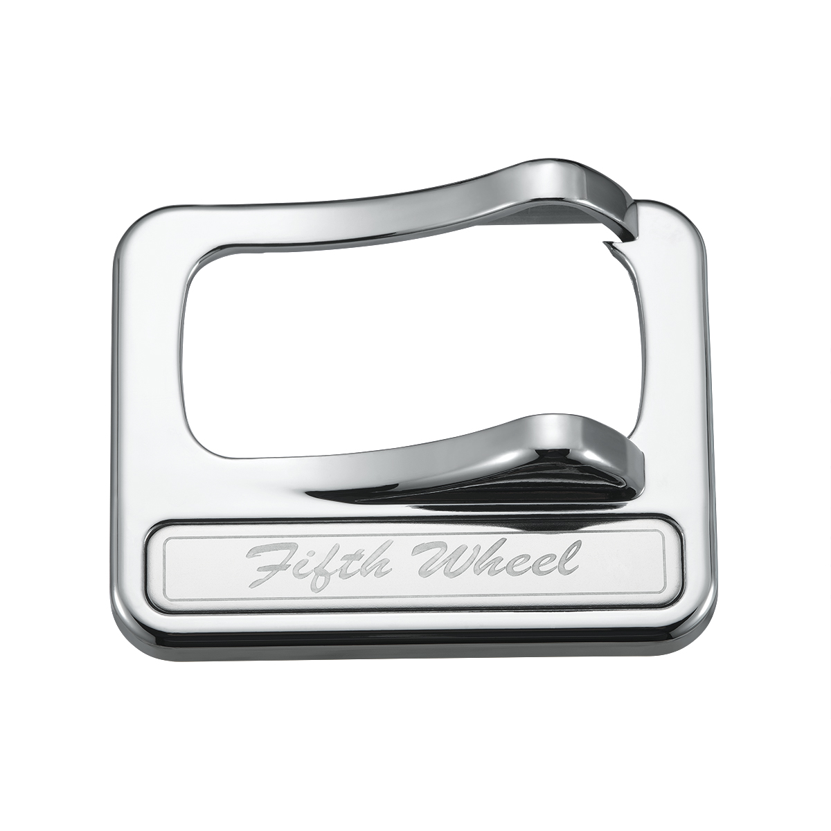 Chrome Plastic Rocker Switch Cover With Stainless Plaque For Peterbilt - Fifth Wheel - Thumbnail 2