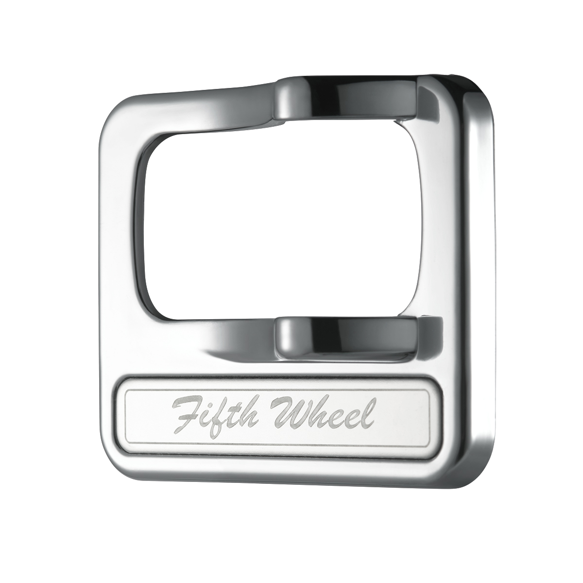 Chrome Plastic Rocker Switch Cover With Stainless Plaque For Peterbilt - Fifth Wheel - Thumbnail 3