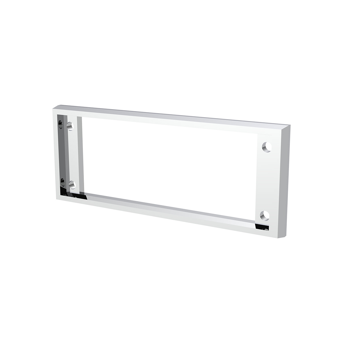 Chrome Plastic A/C Control Dash Panel Bezel For Kenworth W900 (1990-2005) & T800 (1986-2005) - Thumbnail 3