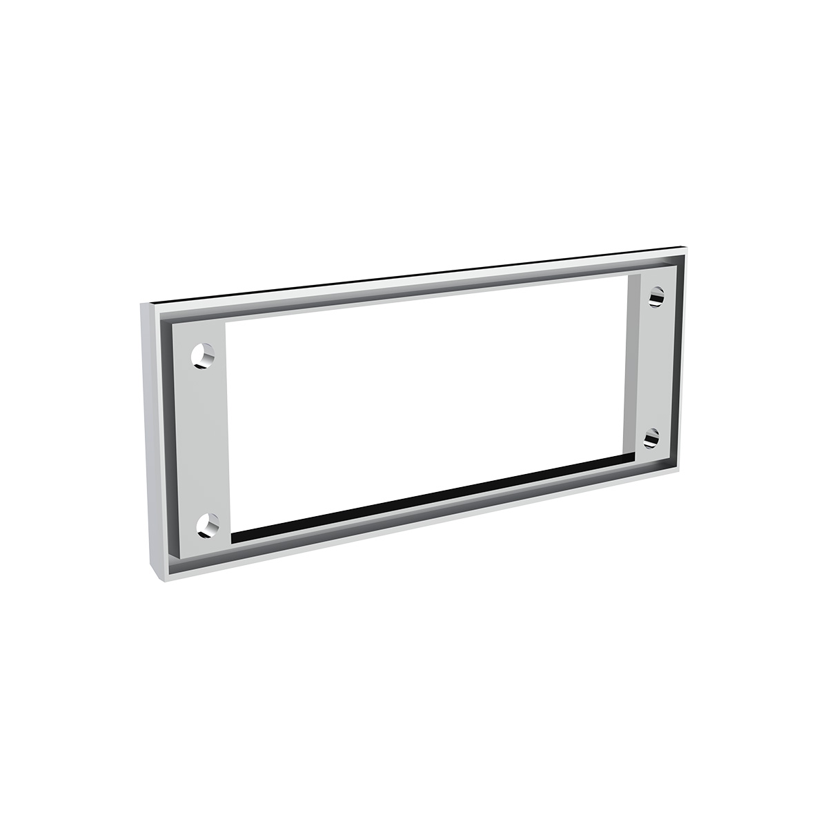 Chrome Plastic A/C Control Dash Panel Bezel For Kenworth W900 (1990-2005) & T800 (1986-2005) - Thumbnail 6