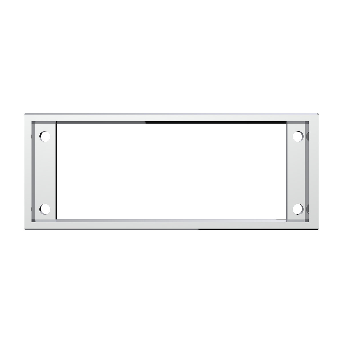 Chrome Plastic A/C Control Dash Panel Bezel For Kenworth W900 (1990-2005) & T800 (1986-2005) - Thumbnail 9