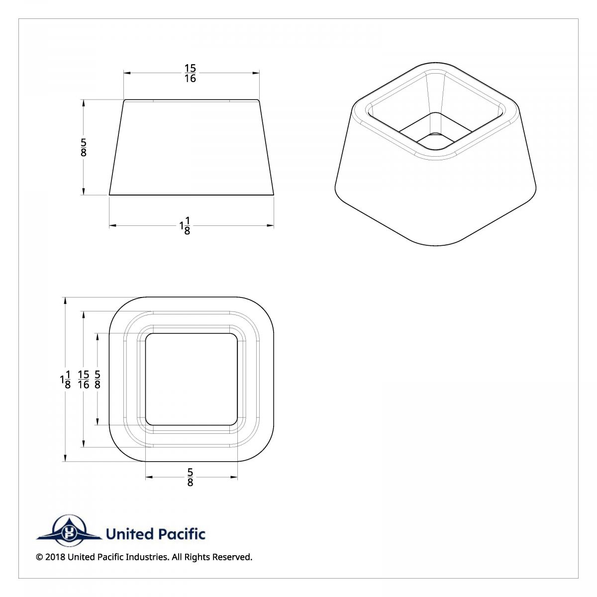 Turn Indicator Trim For Kenworth (Card of 3) - Thumbnail 2