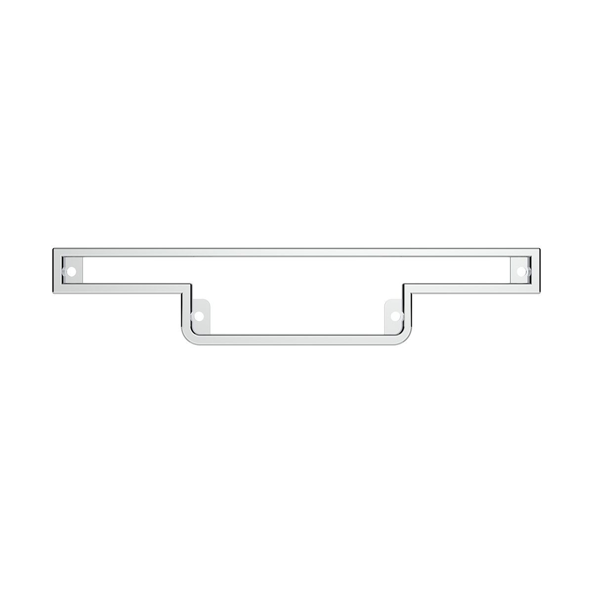 Chrome Plastic Warning Light Panel Bezel Without Visor For 1990-2000 Peterbilt 379/378/377