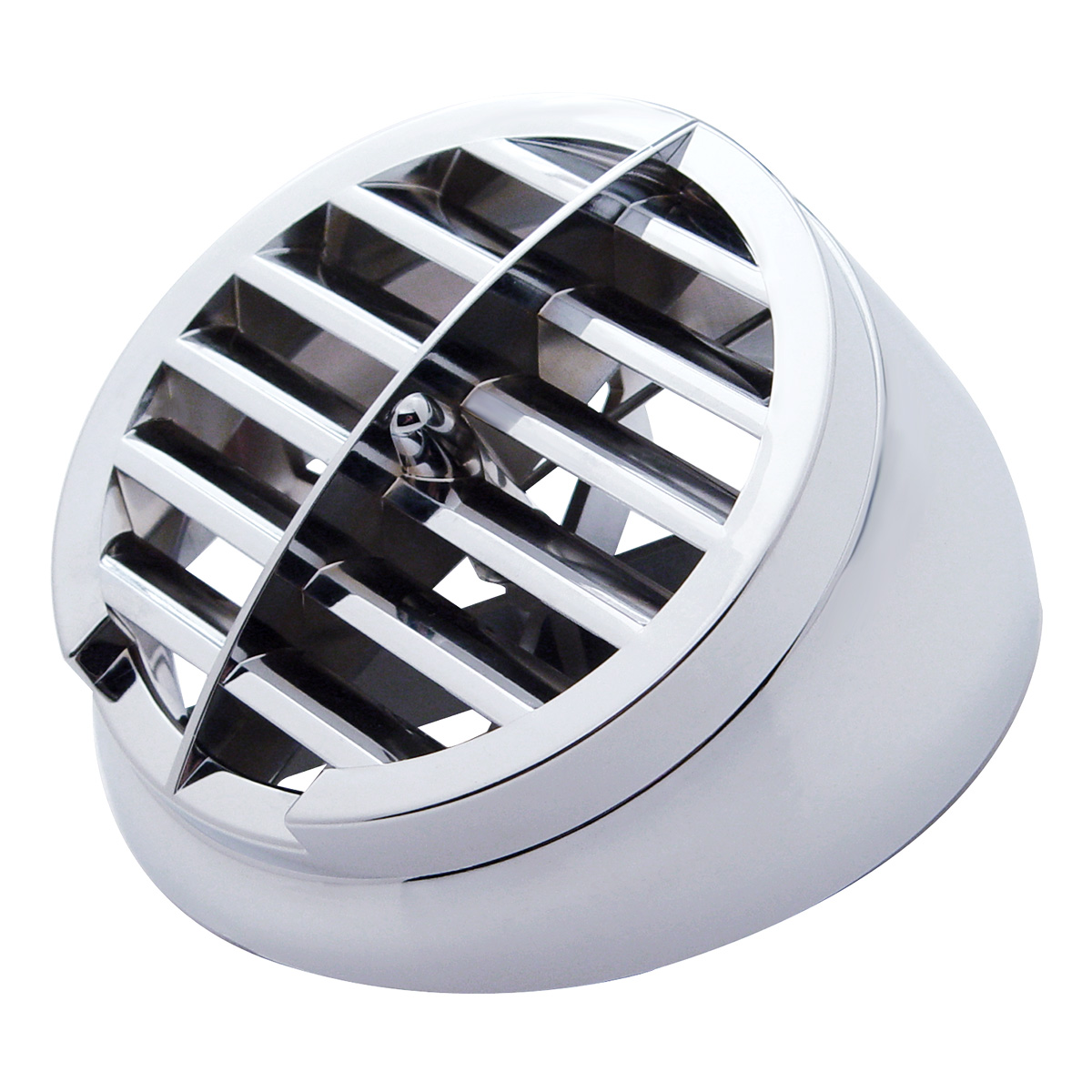 Chrome Plastic A/C Vent For 1967-1987 Peterbilt 359 - Thumbnail 2