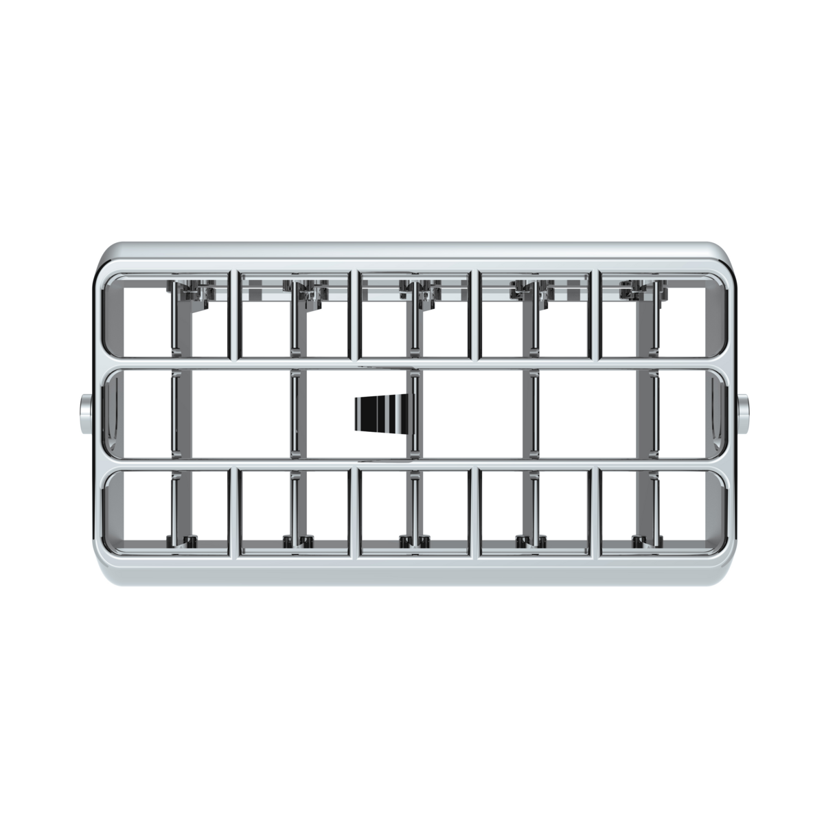 Chrome Plastic A/C Vent For 2001-05 Peterbilt - Center - Thumbnail 10