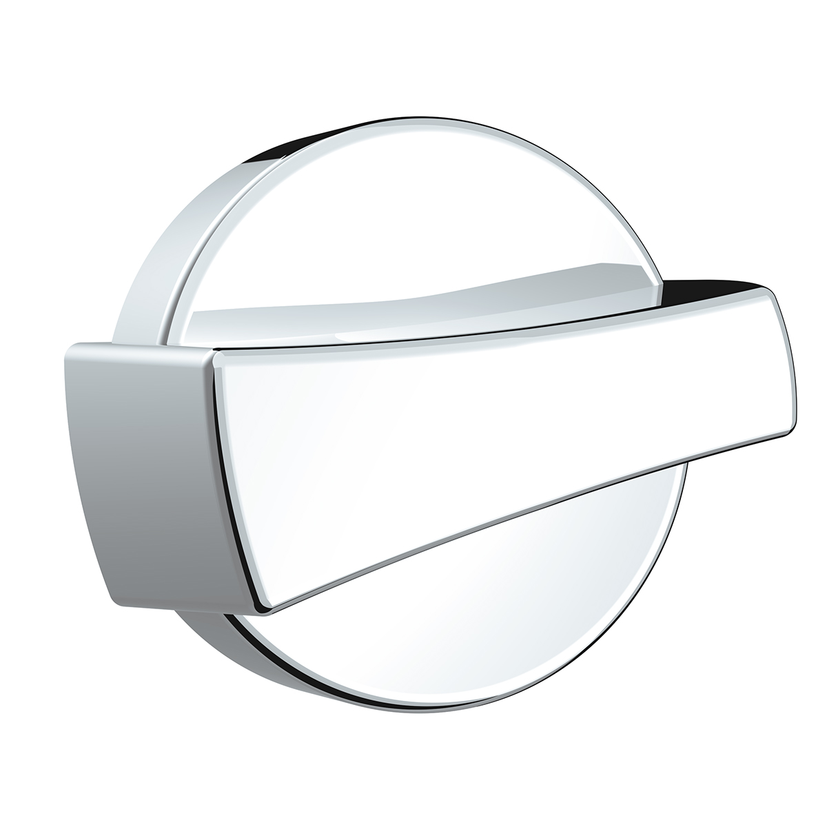 Chrome A/C & Heater Control Knob For Peterbilt - Thumbnail 2