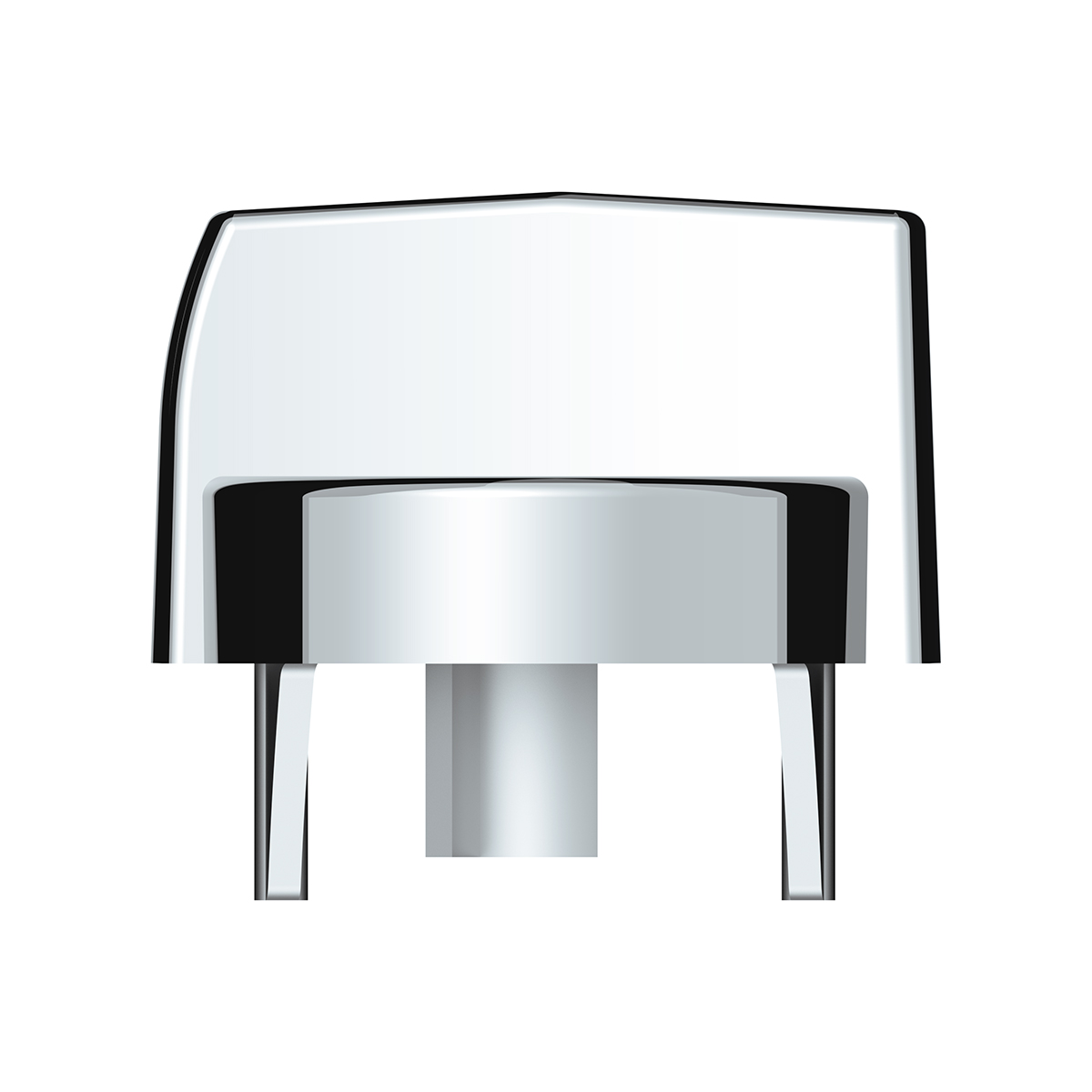 Chrome A/C & Heater Control Knob For Peterbilt - Thumbnail 6