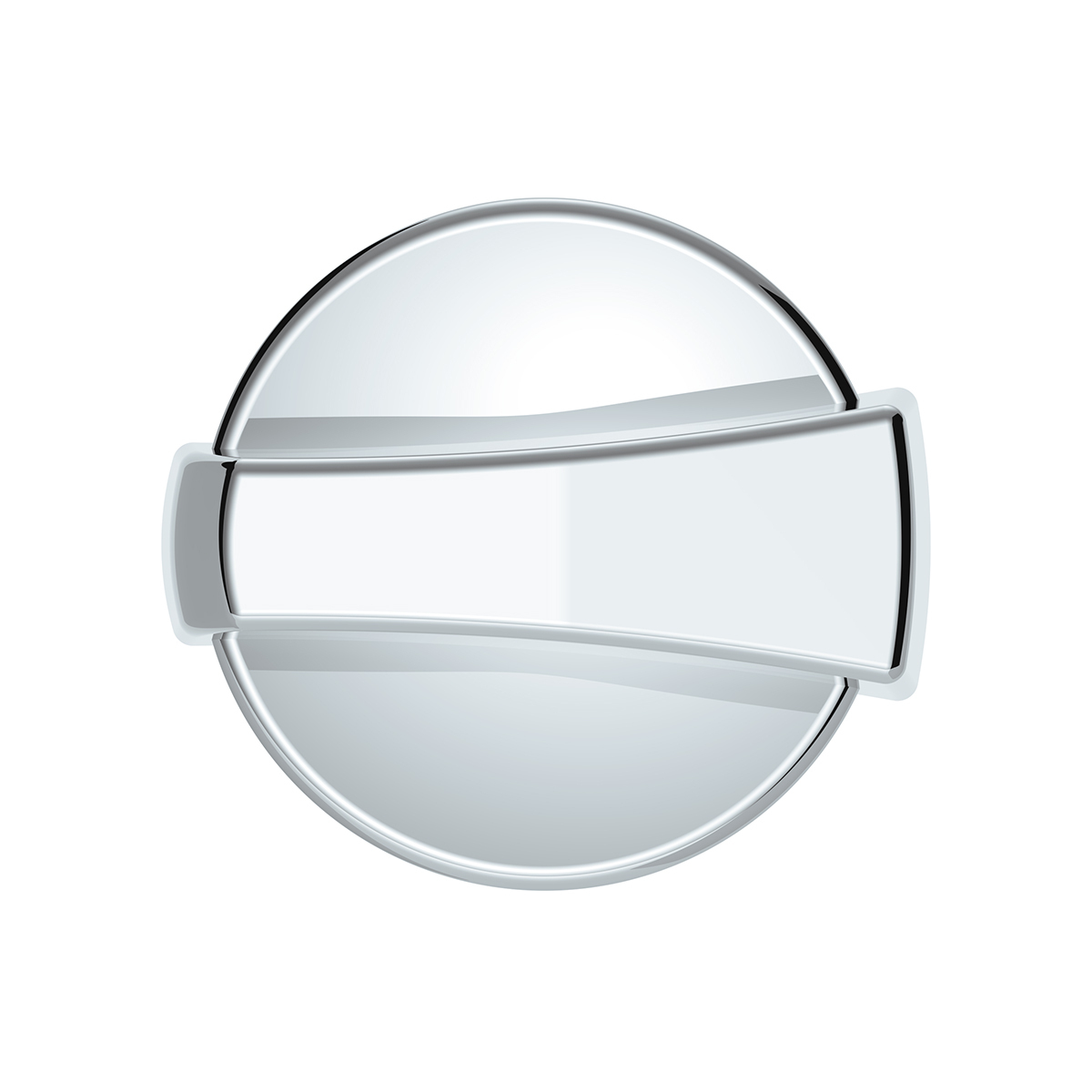 Chrome A/C & Heater Control Knob For Peterbilt - Thumbnail 9