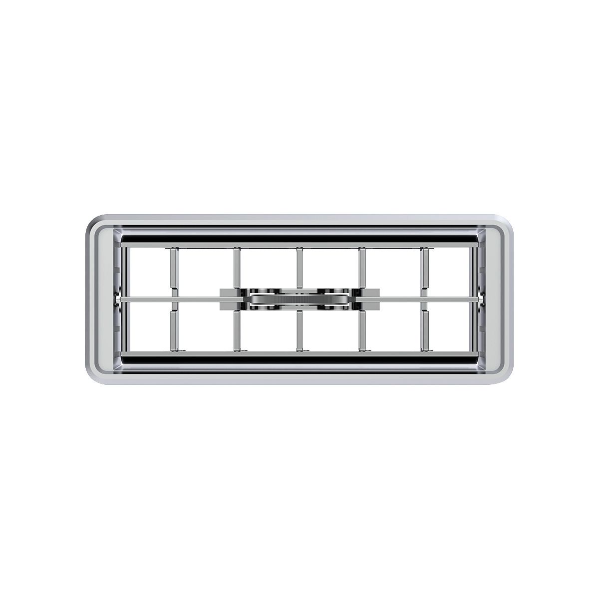 Chrome Plastic A/C Vent For 2001 & Earlier Kenworth -Center