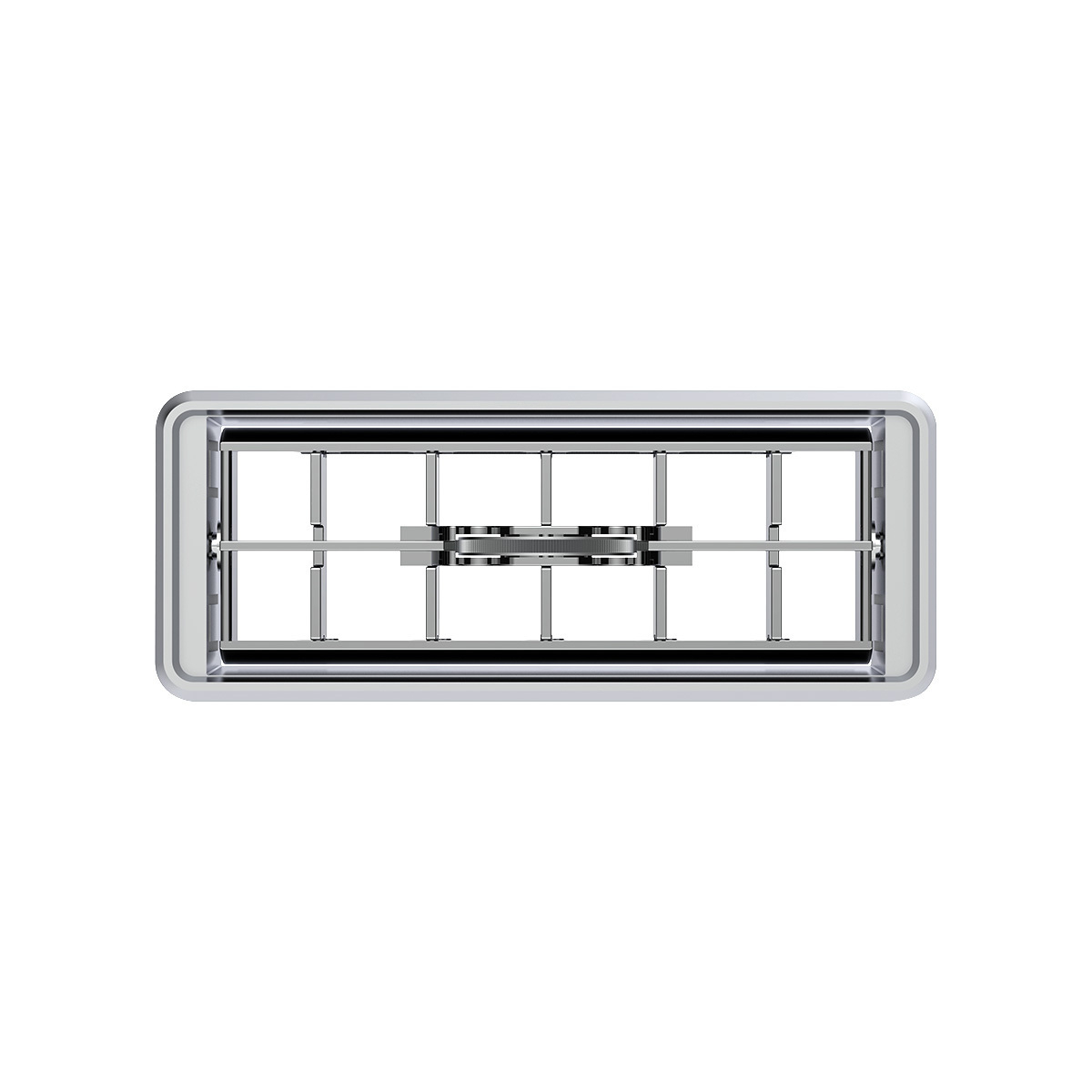 Chrome Plastic A/C Vent For 2001 & Earlier Kenworth -Center - Thumbnail 6