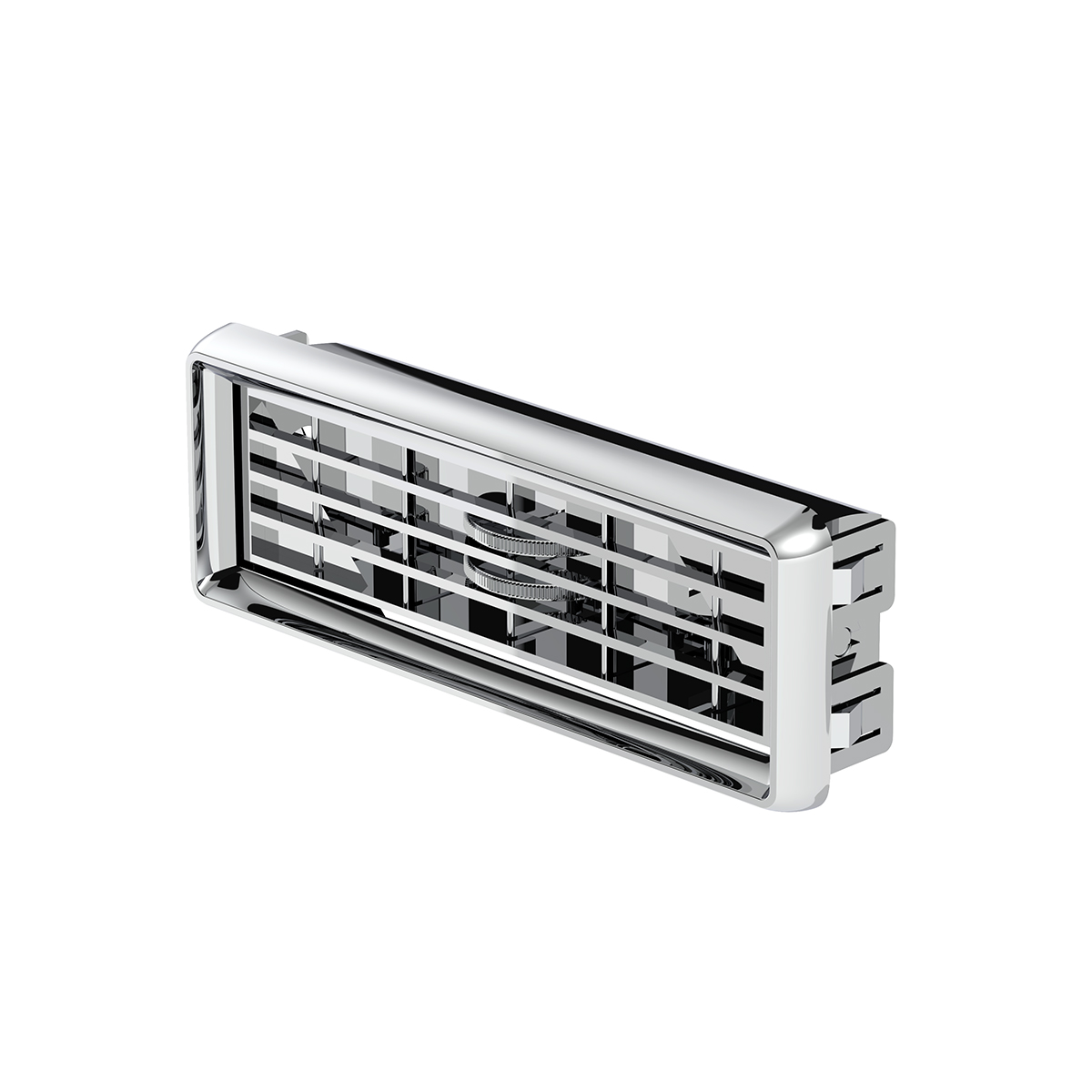 Chrome Plastic A/C Vent For International 2000 Or Earlier Model - Thumbnail 2