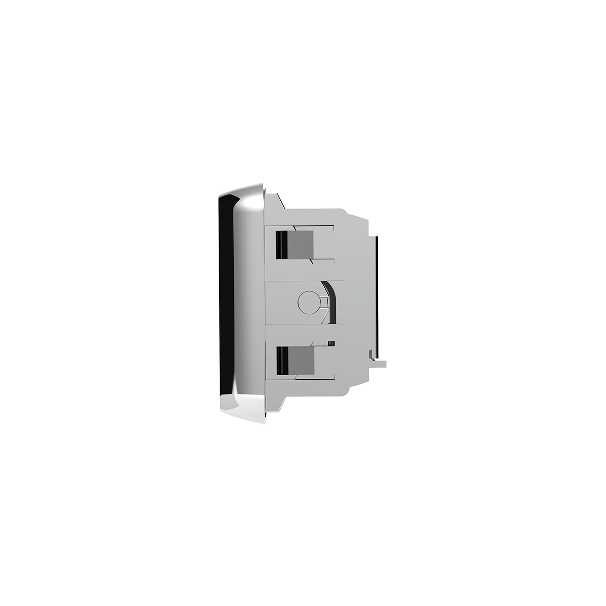 Chrome Plastic A/C Vent For International 2000 Or Earlier Model - Thumbnail 3