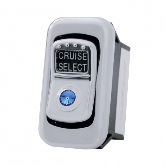 Chrome Plastic Rocker Switch Bezels (3-Pack) - Thumbnail 4