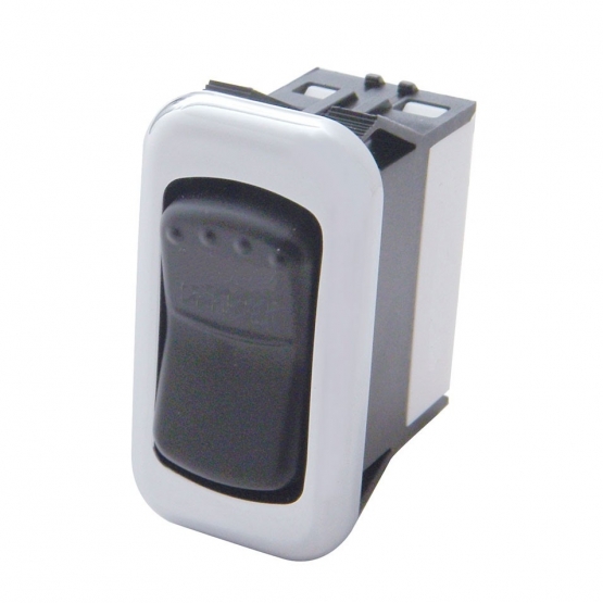 Chrome Plastic Rocker Switch Bezel (Bulk) - Thumbnail 3