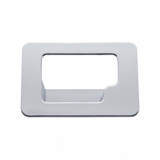 Chrome Plastic Glove Box Latch Trim For Peterbilt 389 (2008+), 387 (2001-2010), & Kenworth T600 (2002-2006)